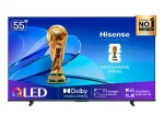 Cod. 132 Smart TV Hisense 55" 55Q6QV QLED 4K UHD 60Hz / OS VIDAA U9 / Colores Vibrantes y Alto Contraste / Dolby Vision IQ & Dolby Atmos / Miracast / Wi-FI 5, BT5.3 / 3*HDMI, 2*USB / Control remoto por voz    Marca	Hisense Modelo	55Q6QV General	 Imagen: P