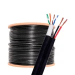 Cod. 234 Cable UTP Siamés P/Erterior TUREON CAT5E / 305 Metros (CCA 60/40 ) / Doble Chaqueta / Negro