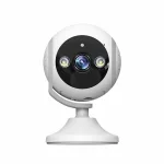 Cod. A:265  Cámara Smart Wi-Fi, P/Interior QC9 Full HD 1080p / lente 3MP con gran angular de 180 grados / 2 LED + infrarrojo / Monitor de bebé de seguimiento humano / protección de Seguridad de doble pantalla en la plataforma / Audio bidireccional / almac
