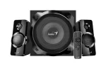 Cod. G:234 Parlantes Genius SW-2.1 1850 BT / Bluetooth 5.3 / 50W(RMS) Subwoofer 25W, Satélites 2*12,5W / Control remoto