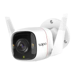 Cod. 226 Cámara TP-Link Tapo C320WS Wi-Fi P/Exterior / Calidad 2K QHD / Visión Nocturna a Color / detector de movimiento / Audio bidireccional / Alarma (Luz y Sonido) / Soporta microSD hasta 256GB /Compatible con Asistente de Google y Amazon Alexa. / IP66