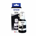Cod.057 Botella de Tinta Epson 504 Negro/ Impresoras Tinta Continua L4150/ L4160/L6161/L6171/L6191