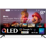 Cod. 119 Smart TV RCA 55" QLED 4K Ultra HD / Google TV / HDR / 3*HDMI, 2*USB / Wi-FI 5 / Dolby Audio / Control remoto por voz