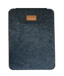 Cod. 095 Estuche de fieltro acrilico INS PIN LS216 P/laptop de 14.0" / Gris oscuro