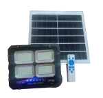 Cod. 1025 Reflector LED + panel Solar P/exterior TD-003 / 100W / Batería Integrada / IP66 / Incl.: control remoto encendido/apagado Automatico