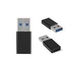 Cod. 1147  Adaptador OTG USB-C (hembra) a USB-A 3.0 (macho) / Transferencia de Datos, energía, audio