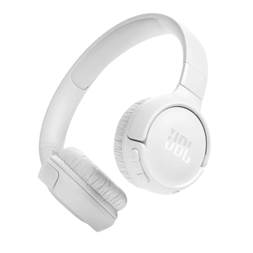 Cod. 121 Audífonos JBL TUNE 520BT Blanco / Bluetooth® 5.3 / Sonido Pure Bass / ecualizador / 57 horas de duración y carga rápida (5 minutos = 3 horas) / Llamadas manos libres con Voice Aware