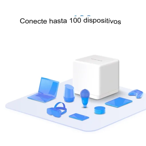 Cod. 100 Sistema Wi-Fi 5 Mesh AC1300 MERCUSYS Halo H30G (3-Pack) / 1,3 Gbps / T&eacute;c.MU-MIMO &amp; Beamforming / P. Gigabit x2 / Control y confi. con APP / Conecta hasta 100 dispositivos / cubre hasta 320m&sup2;