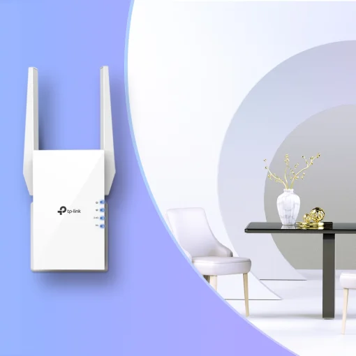 Cod.106 Extensor TP-LINK RE505x Dual Band Wi-Fi 6 / AX1500 / compatible OneMesh / 1*Puerto Gigabit Ethernet&nbsp;/ Modo AP / F&aacute;cil control con APP / 2 antenas
