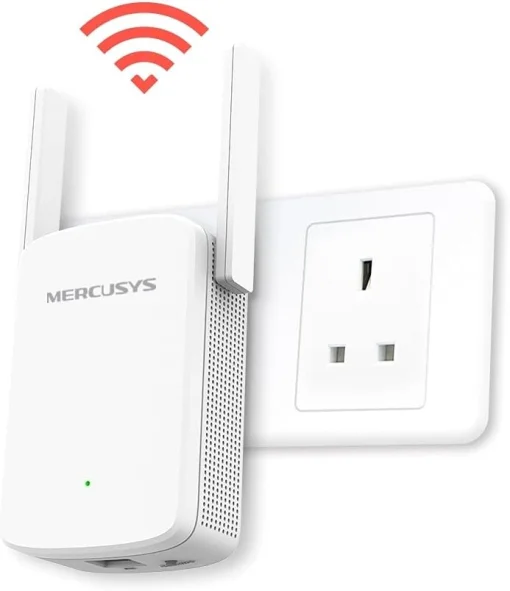 Cod. 098 Extensor MERCUSYS ME30 Dual Band Wi-Fi AC1200 (5GHz 867Mbps, 2,4GHz 300Mbps) / compatible con EasyMesh / 1RJ45 / 1.2 Gbps / 2 antenas