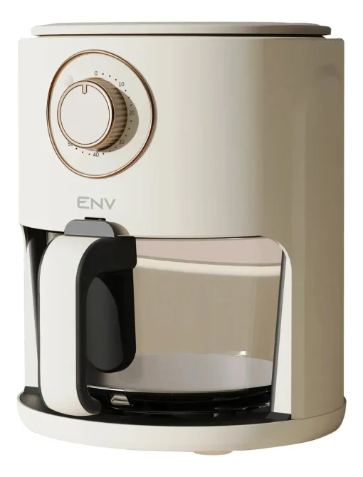 Cod. 1165 Freidora de aire ENV AF2202 / 4.5 Litros / Temp. hasta 200&deg;C / Control de Perilla / Cesta de fre&iacute;r de Vidrio Templado / 1200W / 110V