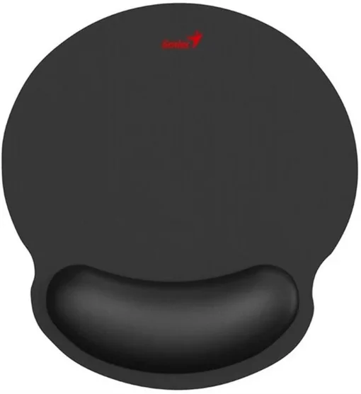 Cod. 037 Mouse Pad con Apoyadera de gel Genius G-WMP 100 / tela y caucho / Dimenciones: 230mm*250mm*25mm / negro