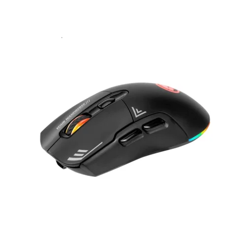 Cod. GM:231  Mouse MARVO Duke 20 M803W WK / Modo Dual (Wireless 2.4G + Cableado)&nbsp;/ 4800DPI / Iluminaci&oacute;n RGB (14 modos) / 7 botones / bater&iacute;a 500mAh recargable USB-C