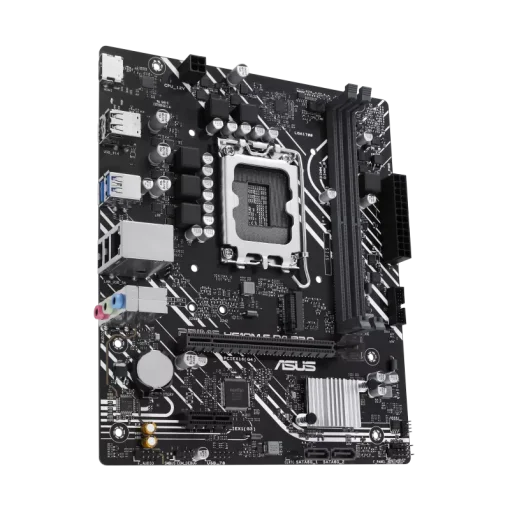 Cod. 144 Mainboard ASUS Prime H610M-F D4 R2.0 / 14va., 13va. y 12va. Gen. / LGA 1700 / micro-ATX / 2*DDR4 3200MHz / 1*M.2, 2*Sata / HDMI / USB-A 5 Gbps / PCIe 4.0 x16 / Realtek GbE LAN