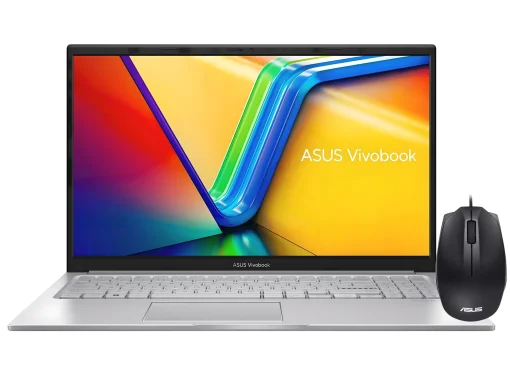 Cod. AS:1736 ASUS VivoBook 15 X1504VA / Intel® Core™ i5-1334U 13va. Gen / 12GB / 512GB NVMe™ SSD / 15.6&quot; FHD / Sin Sistema (OS) / Wi-Fi 6E&amp; BT 5.3 / Lector de Huellas / Teclado Español alfanumérico / Cool Silver + Mouse Asus