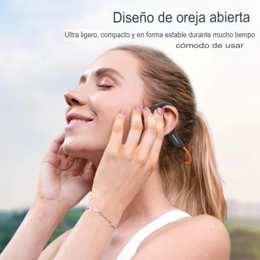 Cod. 143 Auriculares Deportivos S800C (Gray) Conducci&oacute;n &Oacute;sea / impermeables IPX7 / Bluetooth&reg; 5.3 / Dise&ntilde;o de Oreja Abierta / Mic. integrado / 8-10H Autonom&iacute;a