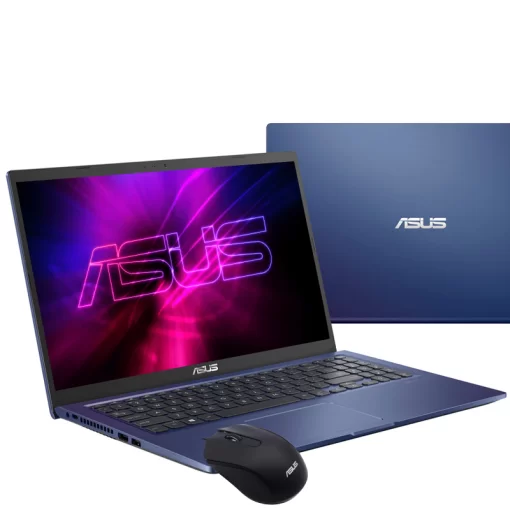 Cod. AS:1443 Laptop ASUS X415J / Intel® Core i3-1005G1 / 1.2 GHz (4M Cache, hasta 3.40GHz) 10a. Gen. / 8GB / 256GB M.2 NVMe ™ PCIe® 3.0 SSD / 14&quot; HD / Sin Sistema (OS)  / Teclado Español / Peacock Blue + Mouse Asus