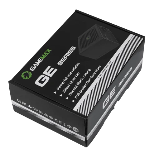 Cod. G:124 Fuente de Poder GAMEMAX GE-700 / Alta eficiencia 80 Plus / 700Watts / 12CM Ventilador / ATX P/PC&lt;