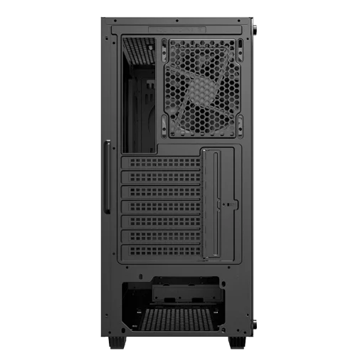 Cod. G:202 Case Gaming GAMEMAX Fortress TG A362 Black / controlador de ventilador V1.4 PWM / tapa lateral vidrio templado / 2*USB 2.0 + 1*USB 3.0 /HD audio / 3 ventiladores 12cm (1*posterior , 2*frontal)