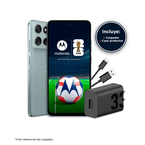 Cod.319 Motorola G56 5G / Dimensity 7060 / Ram 8GB (+8GB Aut. Boost AI), 256GB Alm. / 6.72" FHD+ 120Hz Corning&reg; Gorilla Glass 7i / Cam. Sensor Sony - LYTIA 600 50MP, Selfie 32MP / Android&trade; 15 / Dolby Atmos&reg; / TurboPower&trade; 30W, 5200mAh / eSIM + pSIM / IP69&amp;