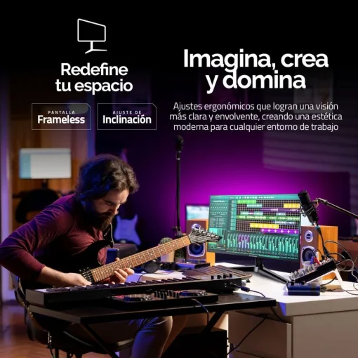 Cod. 135 Monitor Indurama Vortix Nova 27" FHD 120Hz, 5ms IPS / Cuidado visual / 1*DisplayPort, 1*HDMI(incl.Cable) / Compatible VESA (100 mm)