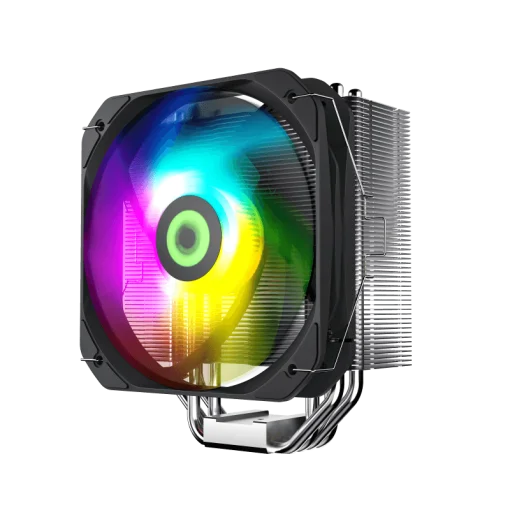 Cod. B:120 Air Cooler P/CPU GAMEMAX SIGMA 540 ARGB / 4 tubos térmicos / HDT 3.0 / TDP-200W / acabado niquelado / compatible: Intel LGA1700/1200/115X y AMD AM5/AM4 / ARGB Aura 5V 3pin, PWM 4 pines