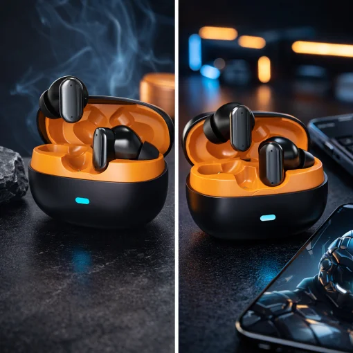 Cod. 148 Aud&iacute;fonos ENV Spark Pods (Negro) / Bluetooth&reg;&nbsp;6.0&nbsp;/ Micr&oacute;fono Dual / Bat. 300mAh / USB-C / IPX4