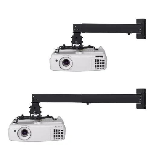 Cod. 991 Soporte para Proyector (pared o techo) / compatibilidad universal / Ajustable altura / Material acero>