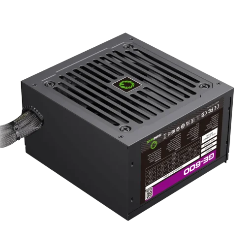 Cod. 121 Fuente de Poder GAMEMAX GE-600 / Alta eficiencia 80 Plus / 600Watts / 12CM Ventilador / ATX P/PC