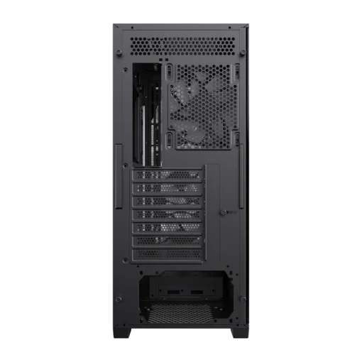 Cod. 289 Case Gaming GAMEMAX Siege BK / E-ATX /lateral y vidrio templado / frontal malla / 1*USB3.0 + 2*USB2.0 / HD audio / Incluye: 4*ventiladores 12mm. ARGB