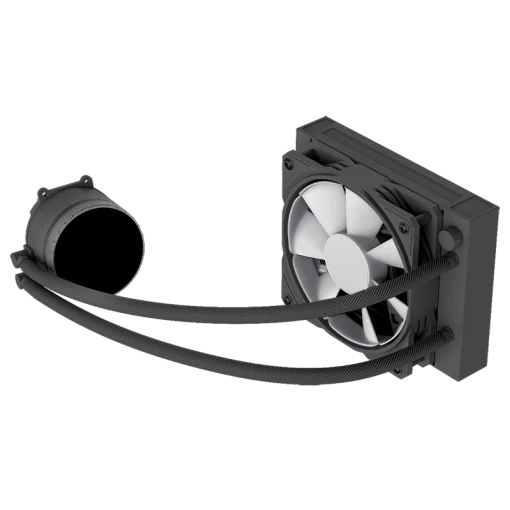 Cod. 156 Sistema de Enfriamiento Líquido GAMEMAX ICEBURG 120 Black / FAN 1*120MM PWM / Sincronización ARGB AURA Sync / Conector 5V, 3 pines / 12V 4 pines / Compatible Intel 13va. Gen. LGA 1700 / AMD AM5 / ARGB