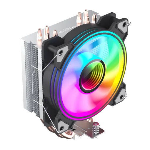 Cod.152 COOLER CPU GAMEMAX ICE BLADE ARGB / ARGB Infinito / TDP: 190W / doble anillo 120mm / 4*Heatpipes cobre / Compatible: Intel LGA1700/115X/1200, AMD AM5/AM4 / PWM 4 pines