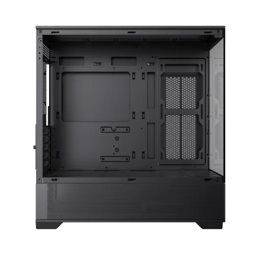 Cod. G:255 Case GAMEMAX VISTA MB / M-ATX / 1*USB3.0, 2*USB2.0 / vista panorámica 270° con vidrios templados / marco metálico de acero / admite tarjetas NVIDIA Serie 4000 &amp; refri. líquida 360° / audio combinado / Soporta hasta 9*Fans
