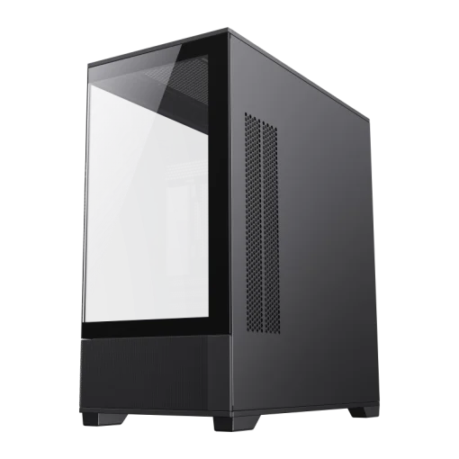 Cod. G:388 Kit GAMEMAX Case VISTA MB / MATX / lateral y frontal vidrio templado / marco metálico de acero /  1*USB3.0 + 2*USB2.0 / 1* audio combinado / Incluye P/Armar 5*fans ARGB 120mm + Controlador RGB AURA Sync + CR