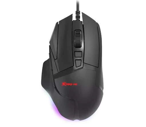 Cod. GX:216 Mouse XTRIKE-ME GM-520 / 12800 DPI / Driver Programable / Iluminación RGB / USB, Cable:1.5 mt. / 8 botones