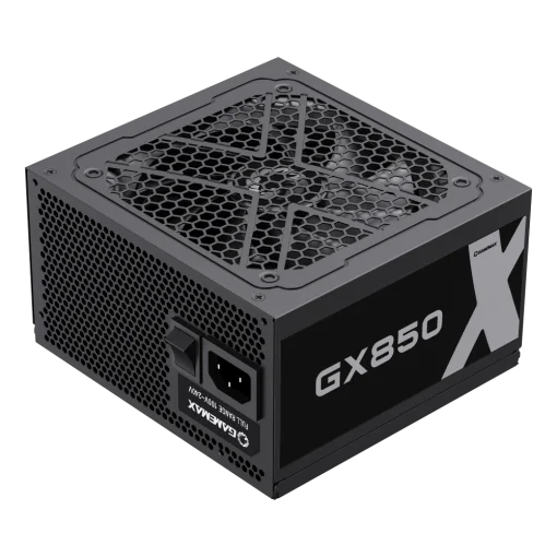 Cod. G:115 Fuente de Poder GAMEMAX GX-850 Modular / Certificado 80 Plus Gold /850Watts/12CM Ventilador /100-240V/ATX P/PC