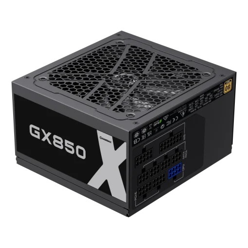 Cod. G:115 Fuente de Poder GAMEMAX GX-850 Modular / Certificado 80 Plus Gold /850Watts/12CM Ventilador /100-240V/ATX P/PC