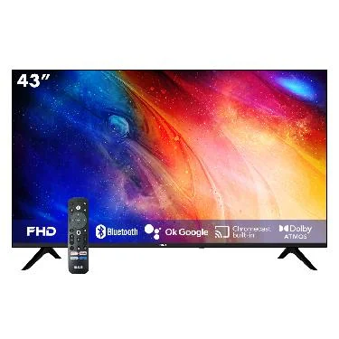 Cod 085 Televisor RCA 43" FullHD HDR / SMART TV / 3*HDMI, 2*USB / Wi-FI, Bluetooth / Google TV / Chromecast / Dolby Audio / Control remoto por voz