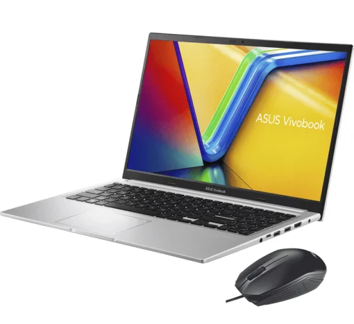 Cod. 1715 ASUS VivoBook 15 M1502Y / AMD® Ryzen™ 7 5825U (8 Núcleos, 16 Subprocesos, 16MB Caché L3) / 16GB / 512GB NVMe™ SSD / 15.6&quot; FHD / Sin Sistema (OS) / Wi-Fi 6E&amp; BT 5.3 / Teclado Español alfanumérico / Cool Silver / incl. Mouse Asus