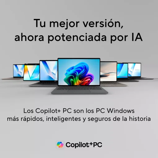 Cod. 1832  Kit ASUS VivoBook 16 (M1607K) Copilot+PC / AMD Ryzen&trade; AI 7 350 / 16 GB DDR5 / 1 TB GB NVMe&trade; SSD / 16" WUXGA (1920 x 1200) / Sin Sistema (OS) / Wi-Fi 6&amp; BT 5.3 / C&aacute;m. FHD IR / Teclado Espa&ntilde;ol alfanum&eacute;rico / Quiet Blue + Mochila Asus + mouse &oacute;pti