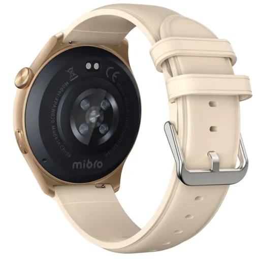 Cod. 1201 SmartWatch Mibro Lite 3 (Gold) / AMOLED HD 1.3" 60FPS / LLamadas Bluetooth V5.3 / Monitoreo de Salud 24/7: (ritmo card&iacute;aco, SpO2, estr&eacute;s y sue&ntilde;o) / Resistente al agua (2ATM) / Bat. 300mAh (12 d&iacute;as) / 100+ modos deportivos