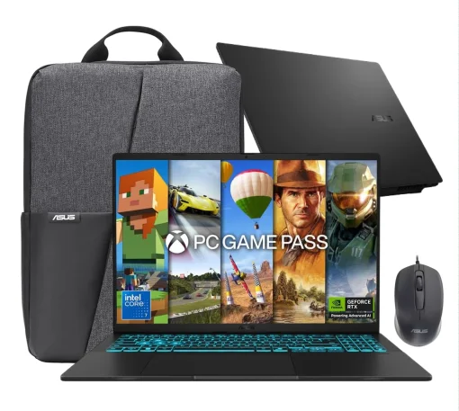 Cod. 1782 Kit ASUS Gaming V16 V3607VM-RP058 /&nbsp;Intel&reg; Core&trade; 7 (Series 2) 240H / 16GB DDR5 / 1TB SSD PCIe&reg; 4.0 / NVIDIA&reg; GeForce RTX&trade; 5050 8GB GDDR7 / 16.0" WUXGA (1920 x 1200) 144Hz / Sin Sistema (OS) / Retroiluminado Espa&ntilde;ol Alfanum&eacute;rico / Matte Black + M