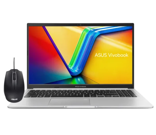 Cod. 1790 ASUS VivoBook 15 M1502Y / AMD&reg; Ryzen&trade; 7 5825U (8 N&uacute;cleos, 16 Subprocesos, 16MB Cach&eacute; L3) / 24&nbsp;GB / 1 TB NVMe&trade; SSD / 15.6" FHD / Sin Sistema (OS) / Wi-Fi 6E &amp; BT 5.3 / Teclado Espa&ntilde;ol alfanum&eacute;rico / Cool Silver / incl. Mouse&nbsp;Asus