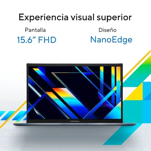 Cod. 1774 Kit ASUS VivoBook 15 X1504V / Intel&reg; Core&trade;&nbsp;i3-1315U 13va. Gen (10MB cach&eacute;, hasta 4,4 GHz) / 16GB / 512GB NVMe&trade; SSD / 15.6" FHD / Sin Sistema (OS) / Wi-Fi 6E&amp; BT 5.3 / Teclado Espa&ntilde;ol alfanum&eacute;rico / Quiet Blue + Mochila&nbsp;+ Mouse&nbsp;Asus