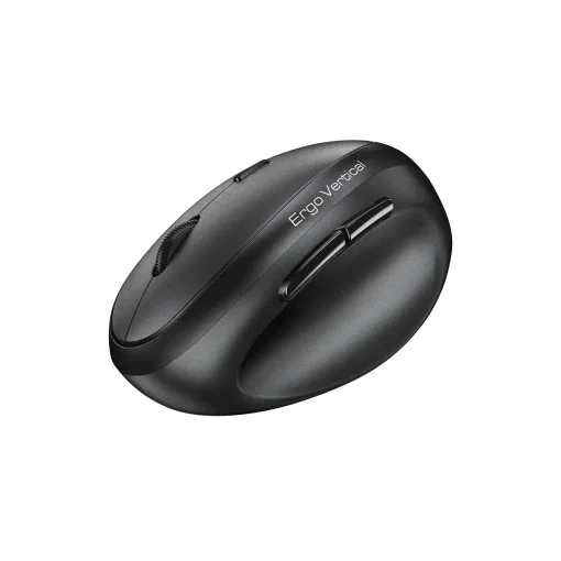 Cod. GE:268 Mouse Genius Vertical Wireless Ergo 8350S / Bluetooth + 2.4G / Ergonómico, Silencioso, Copilot AI / 2400DPI / 6 botones / Dark Grey