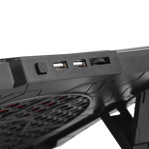 Cod. 100 Base de Enfriamiento P/Laptop MARVO Atlas 40 (FN-40) / hasta 17&quot; / iluminación RGB / Flujo de aire: 63CFM / 2 Puertos USB / Ángulo de soporte Ajustable