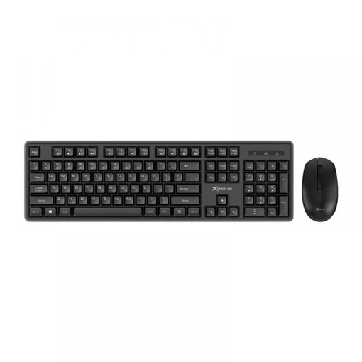 Cod. X:243 Kit 2en1 Xtrike Me MK-307 Inalámbrico / Teclado + Mouse óptico 1600DPI, 4 botones / 2.4GHz / Silencioso / Ergonómico / Español