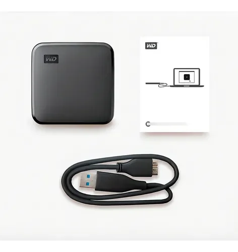 Cod. X:518 SSD Externo WD Elements SE - 2 TB / USB 3.0 / 400MB/s Lectura / Compatible: PC, MacOS / Black