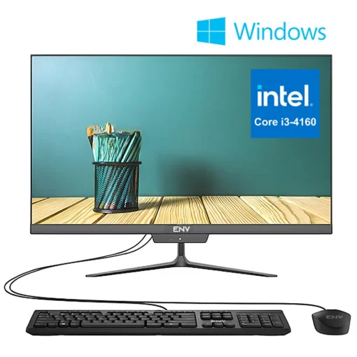Cod. 228 AIO ENV EOS 27 / Intel&reg; Core&trade; i3-4160 / 8GB / 256GB PCIe&reg; NVMe&trade; / 27.0" FHD (1920*1080 px) / Wi-Fi AC + BT / Windows 10 Home / C&aacute;mara 3.1MP / Incl. Teclado Espa&ntilde;ol + Mouse / Black