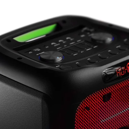 Cod. 236 Parlante Klip Xtreme BoomFire Pro KLS-662 TWS Bluetooth&reg; v5.0 / 3.000W PMPO (RMS 200W) / 2*Subwoofers 8" / Luces LEDs de Fuego P/Fiestas / Bat. litio (Hasta 22 H al 50%) / Radio FM / Incl. Mic. Inal&aacute;mbrico